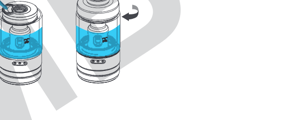 Uwell Crown Nano MTL Tank befüllen, Abbildung aus der Original-Anleitung