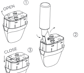 Pod des Vaporesso Luxe X2 Kit befüllen — Abbildung aus der Original-Anleitung