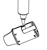 Pod des Vaporesso Vibe SE Kit befüllen, Abbildung aus der Original-Anleitung