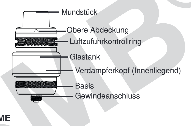 Produktübersicht: Vaporesso iTank T — Aufbau und Bedienelemente
