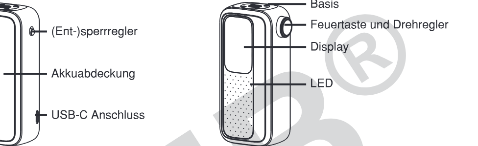 Produktübersicht: Voopoo Vinci Spark 220 Mod — Aufbau und Bedienelemente