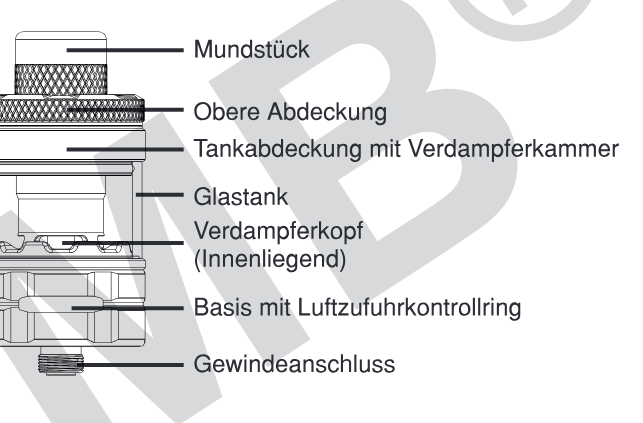Produktübersicht: Wirice Launcher Subohm Tank — Aufbau und Bedienelemente