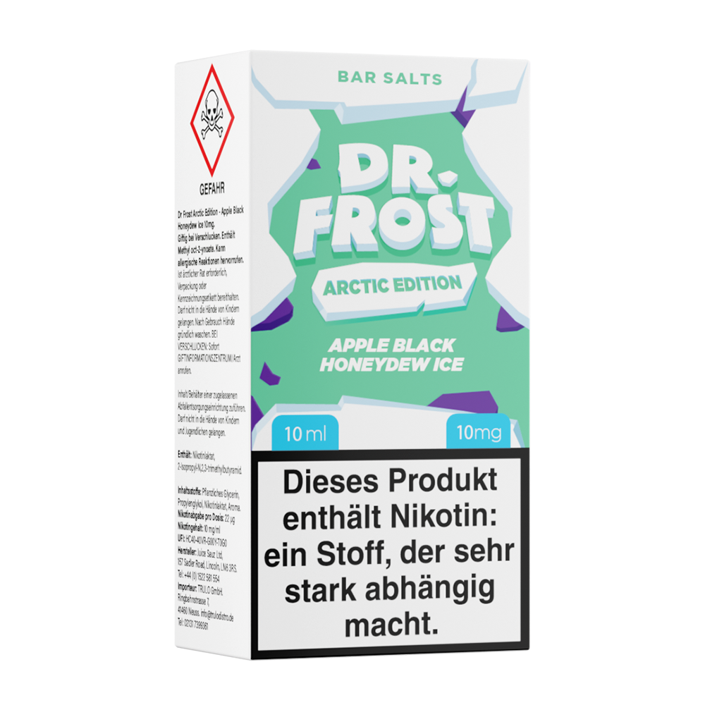 Liquid Apple Black Honeydew Ice - Dr. Frost Nikotinsalz 10mg