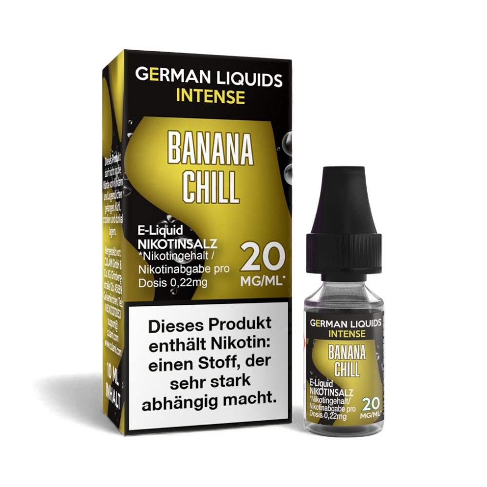 German Liquids Intense - Banana Chill - Nikotinsalz Liquid 20mg