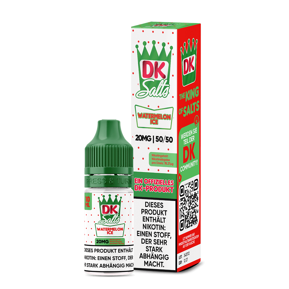 DK Salts Nikotinsalz - Watermelon Ice - Liquid 20mg 10ml  C
