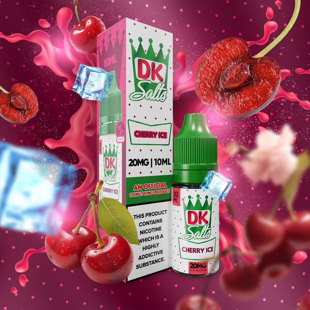 DK Salts Nikotinsalz Cherry Ice Liquid 20mg 10ml