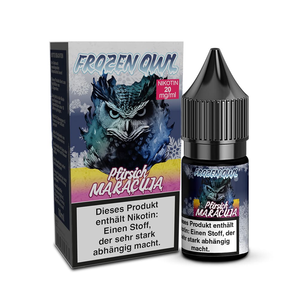 Liquid Pfirsich Maracuja - Frozen OWL Nikotinsalz 20mg