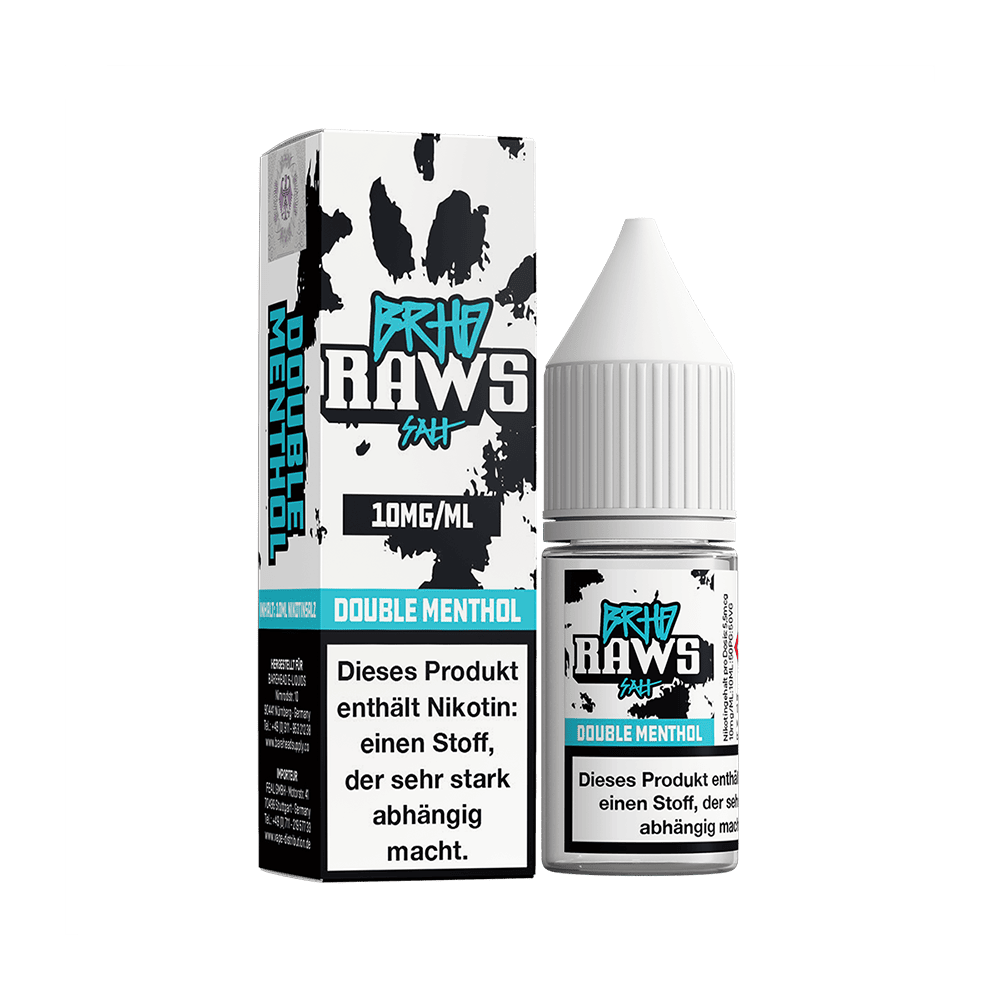 Liquid Double Menthol - Barehead RAWS Hybrid Nikotinsalz 10mg