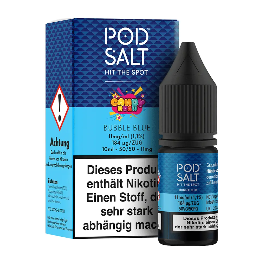 Liquid Bubble Blue - Pod Salt Fusion Nikotinsalz