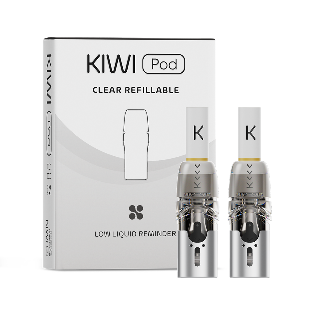 KIWI 2 - Pod inkl. Filter Tip Transparent 0,8 Ohm