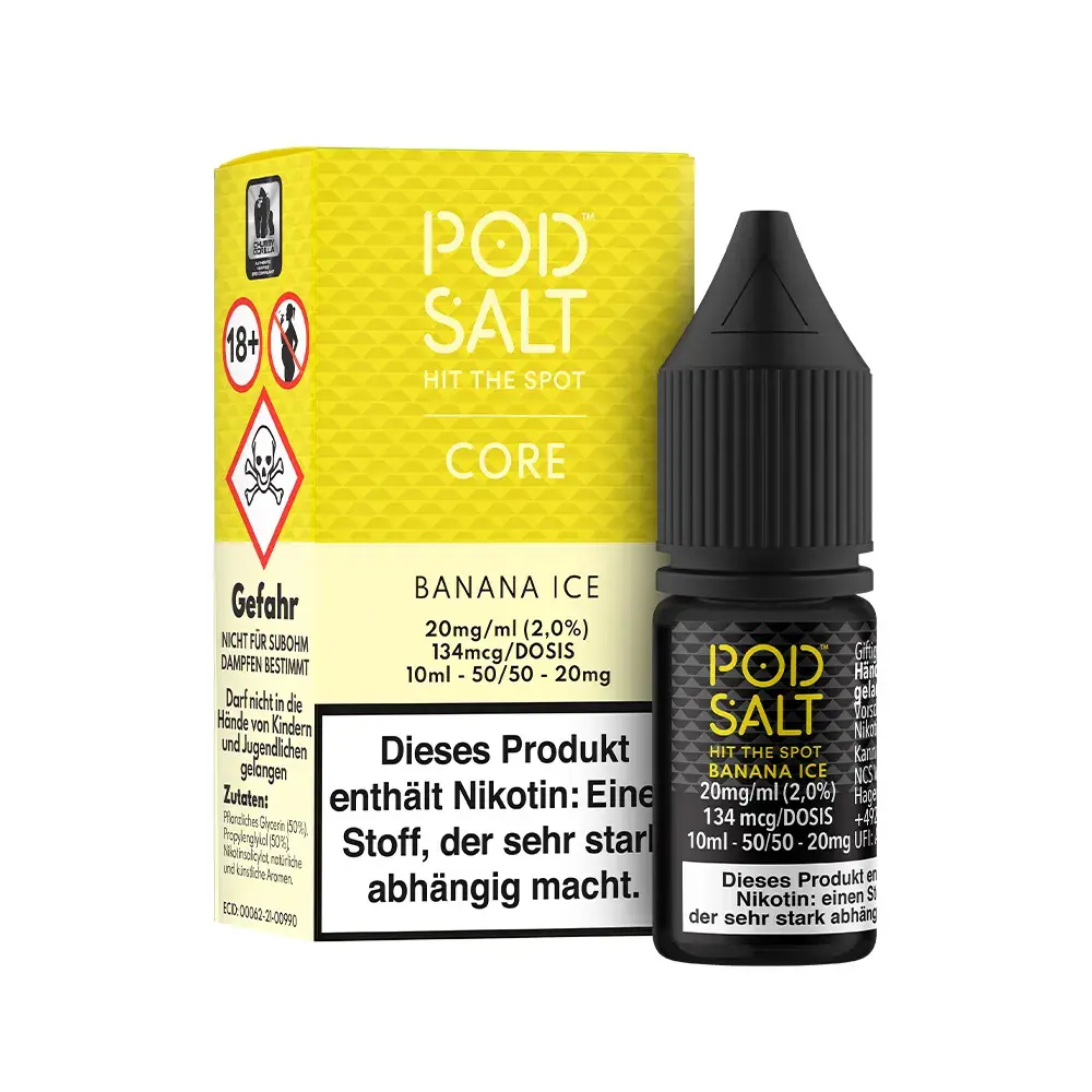 Liquid Banana Ice - Pod Salt Core Nikotinsalz