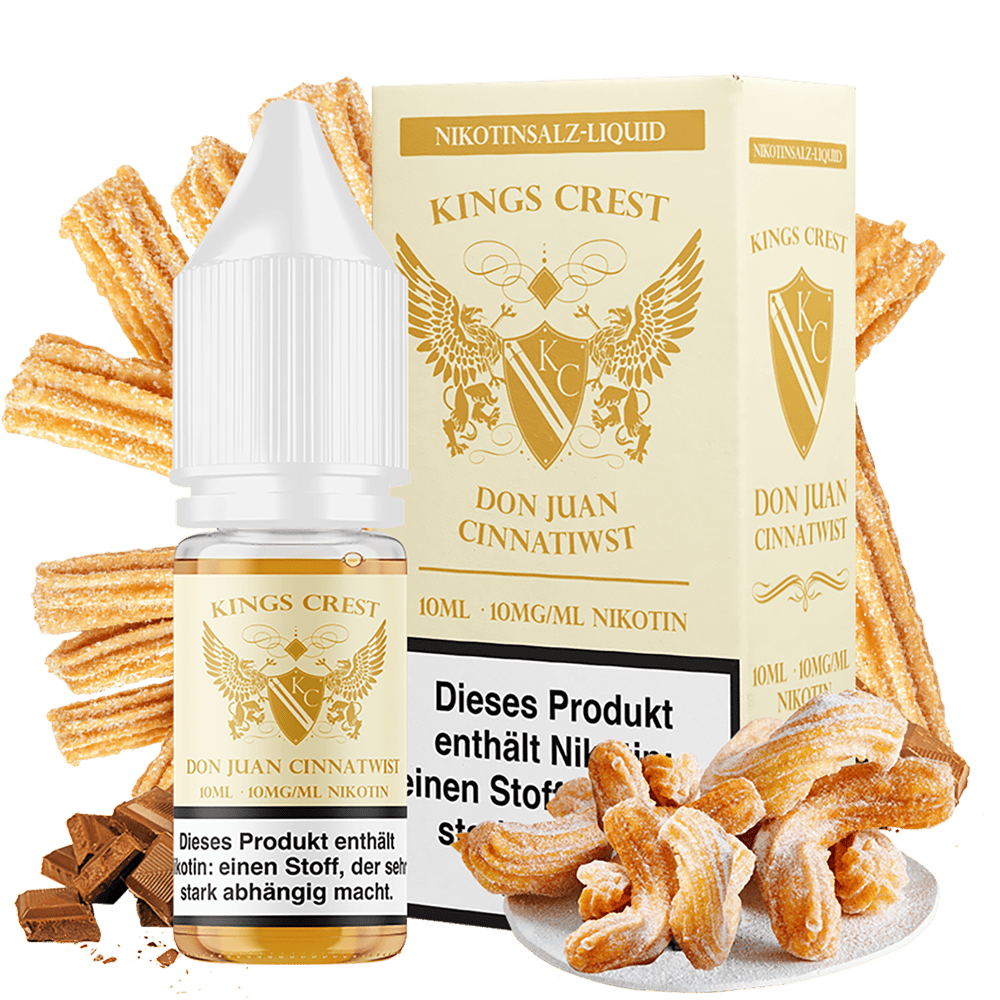 Kings Crest Nikotinsalz - Don Juan Cinnatwist - 10mg