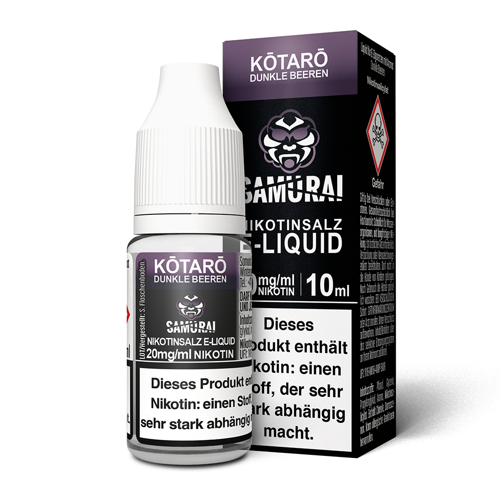 Liquid Kotaro Dunkle Beeren - Samurai Nikotinsalz 20mg