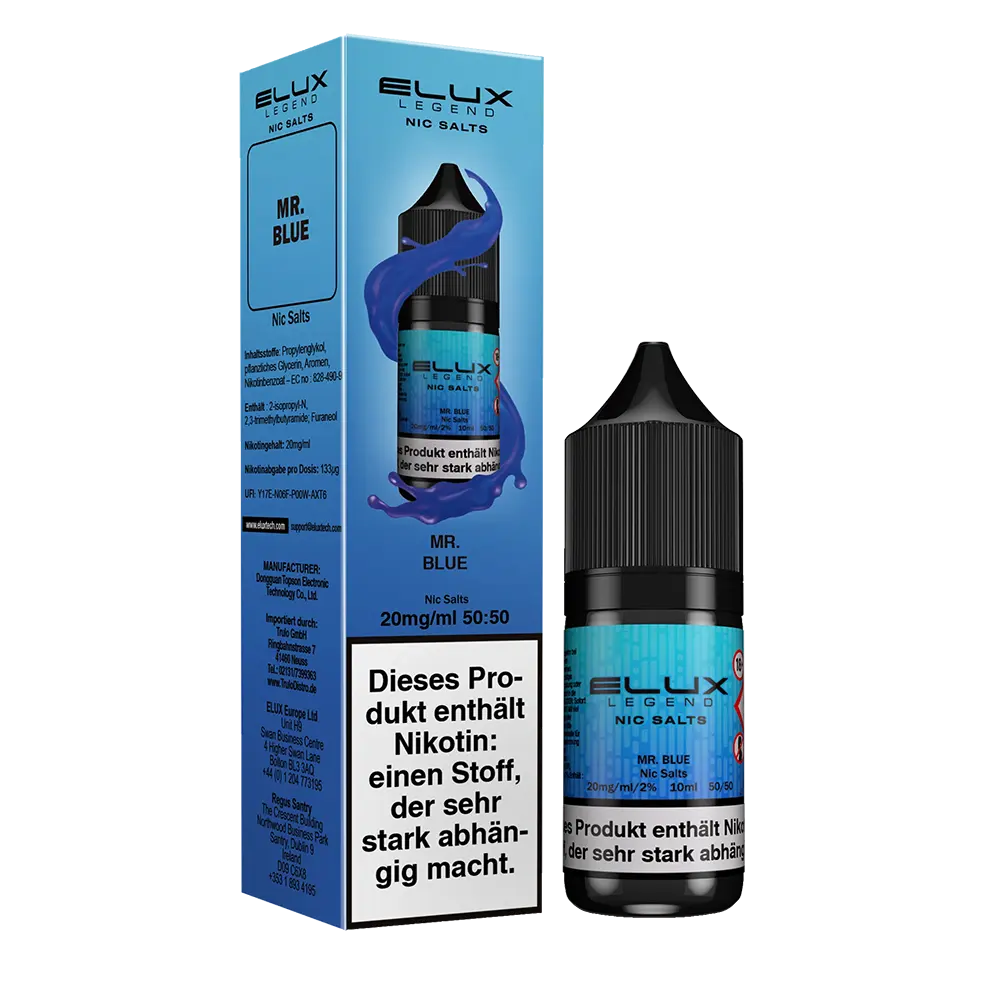 Liquid Mr. Blue - Elux Nikotinsalz 20mg