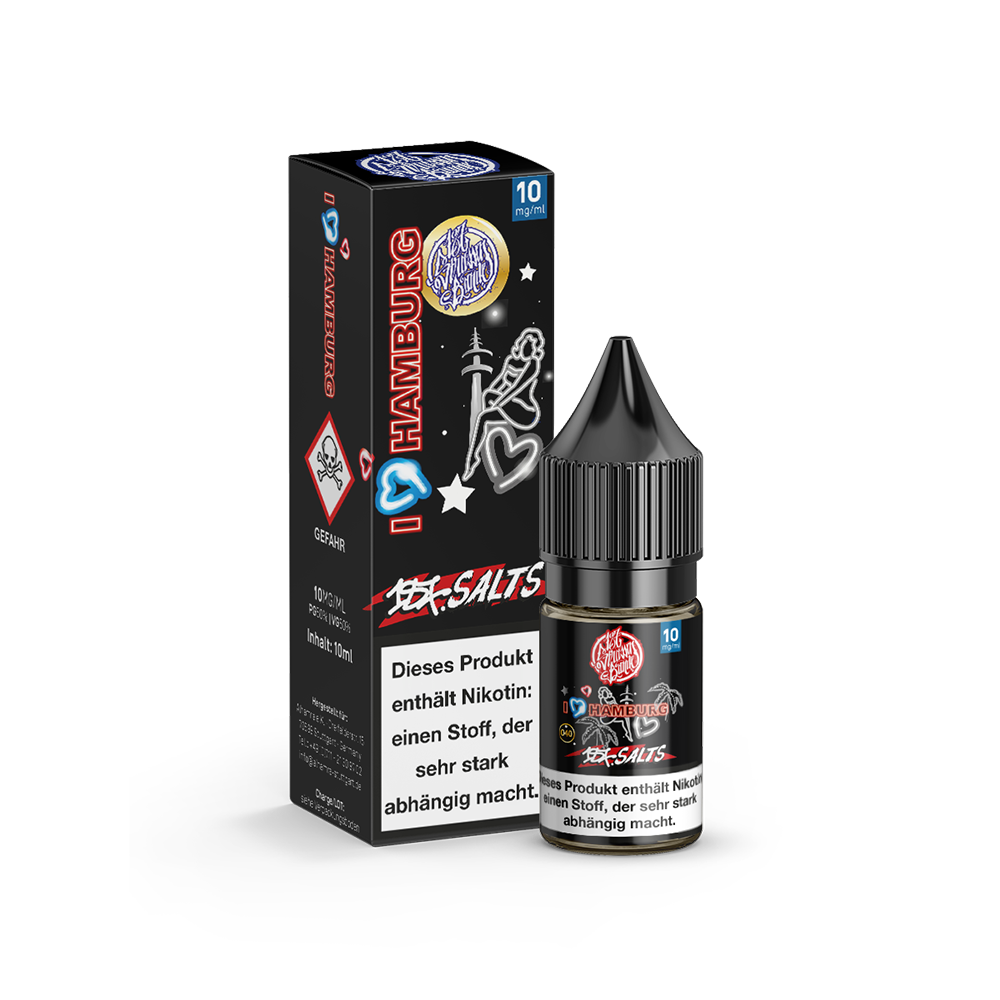 187 Strassenbande Nikotinsalz - I Love Hamburg - 10ml Liquid 10mg  C