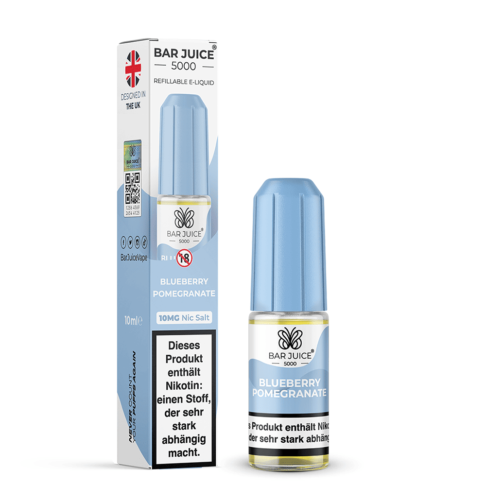 Bar Juice 5000 Nikotinsalz - Blueberry Pomegranate - Liquid 10mg 10ml
