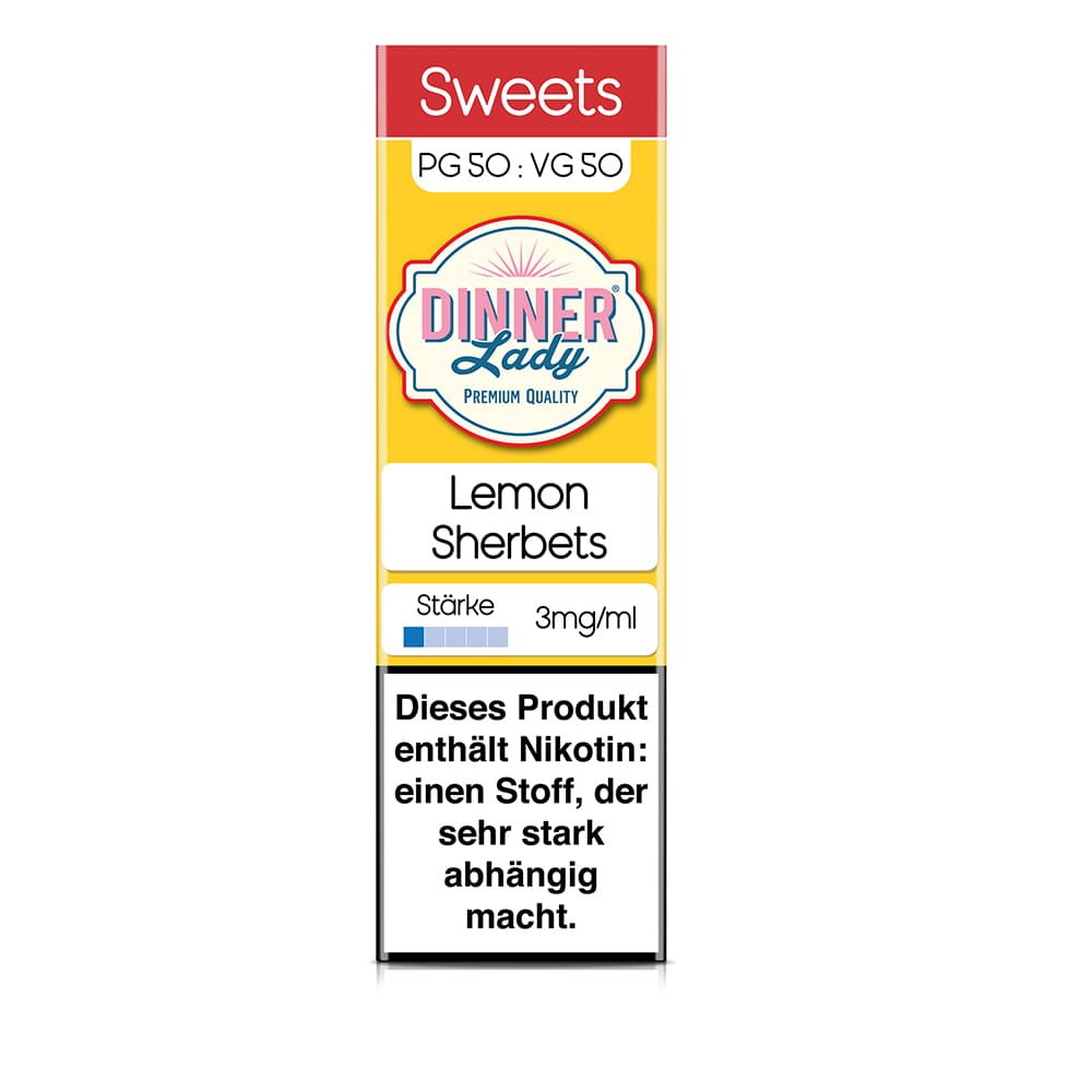 Liquid Lemon Sherbets - Dinner Lady 3mg