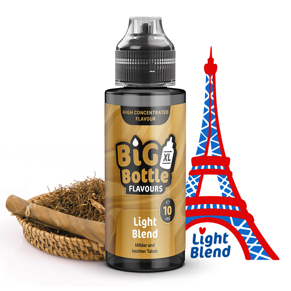 Big Bottle Flavours Longfill - Light Blend - 10ml Aroma in 120ml Flasche  C