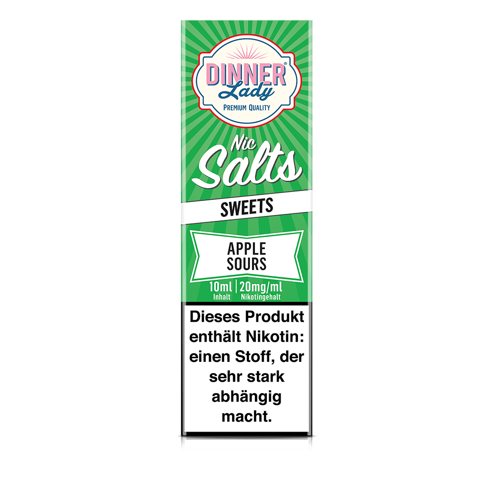 Liquid Apple Sours - Dinner Lady Nikotinsalz 20mg