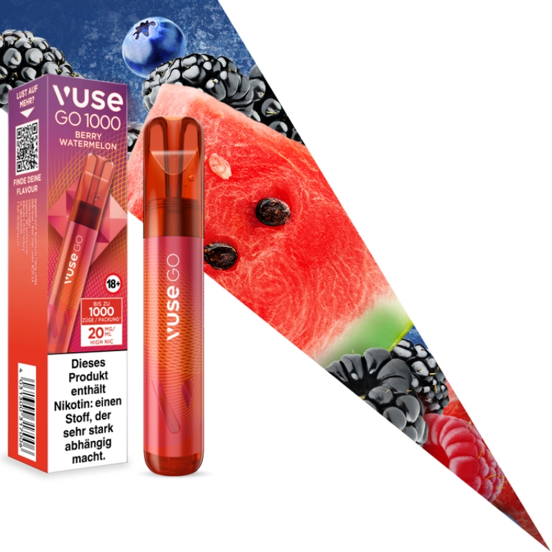 Vuse GO 1000 Berry Watermelon 20mg