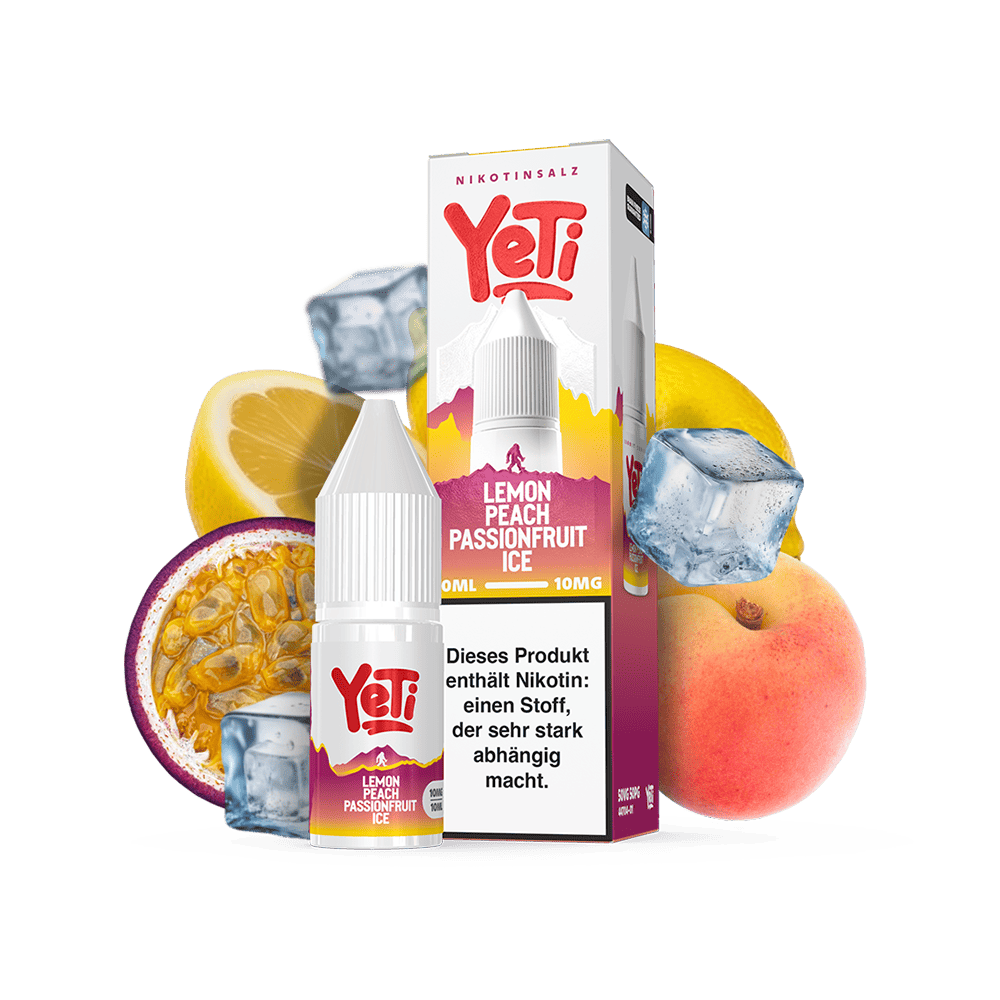 Yeti Summit Nikotinsalz - Lemon Peach Passionsfruit Ice - Overdosed 10mg