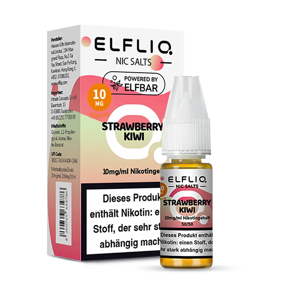 Liquid Strawberry Kiwi - Elfliq Nikotinsalz 10mg