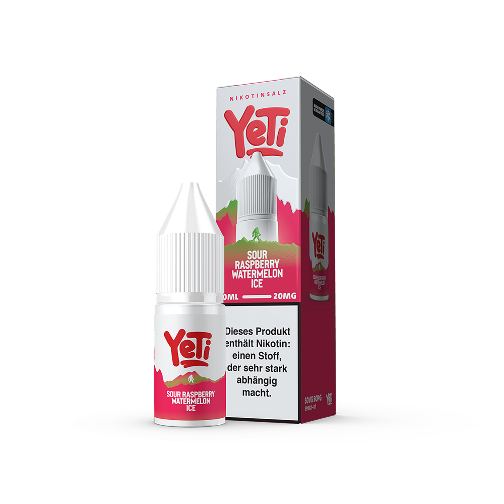 Liquid Sour Raspberry Watermelon Ice - Yeti Summit Nikotinsalz