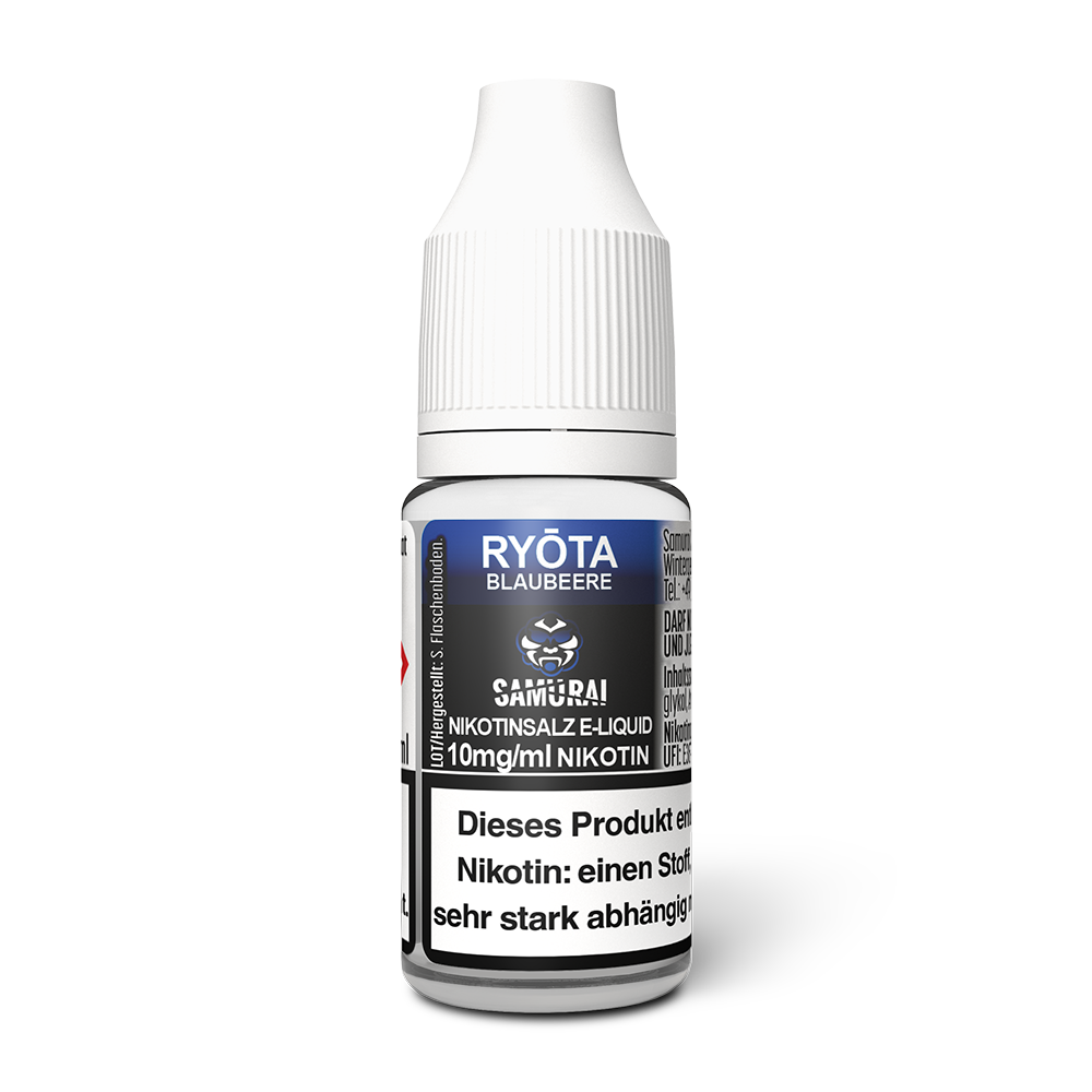 Liquid Ryota Blaubeere - Samurai Nikotinsalz