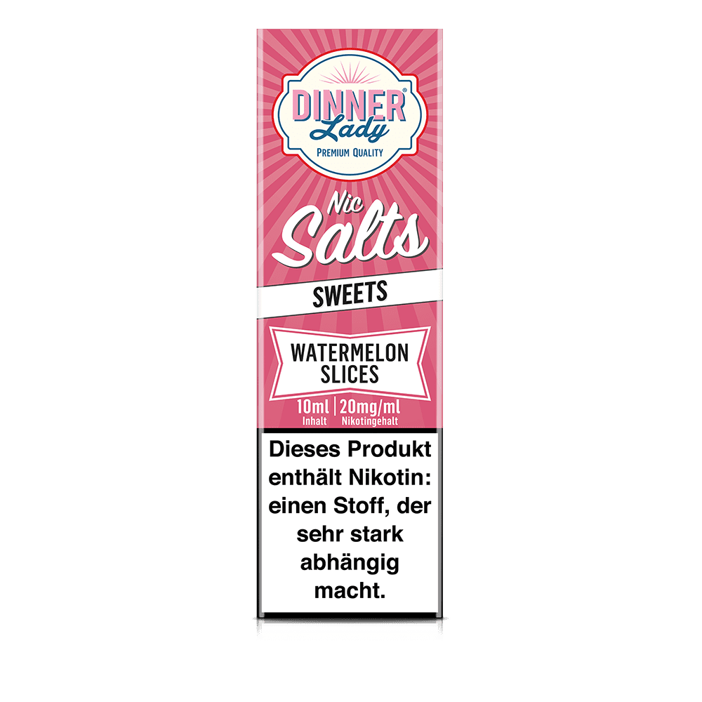 Liquid Watermelon Slices - Dinner Lady Nikotinsalz 20mg