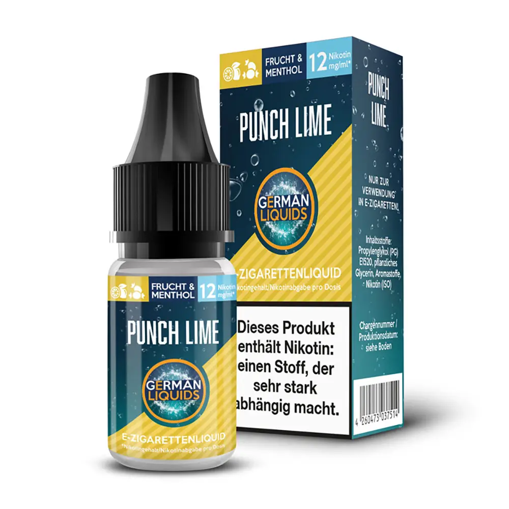 Liquid Punch Lime V2 12mg - German Liquids