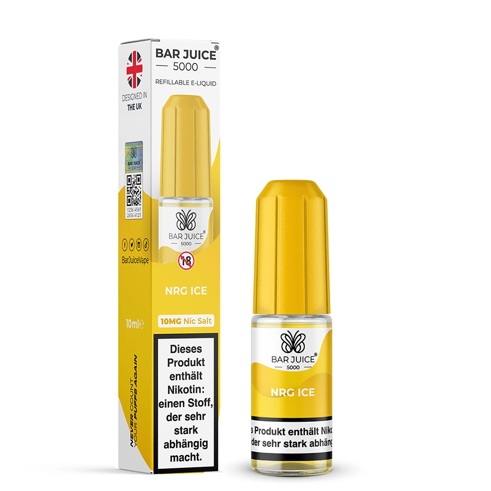 Bar Juice 5000 Nikotinsalz - NRG Ice - Liquid 10mg 10ml