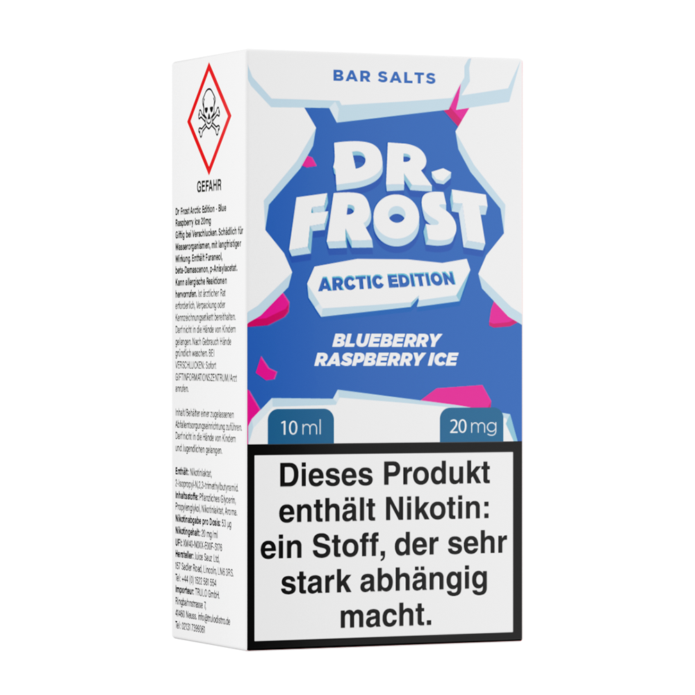 Liquid Blue Raspberry Ice - Dr. Frost Nikotinsalz 20mg