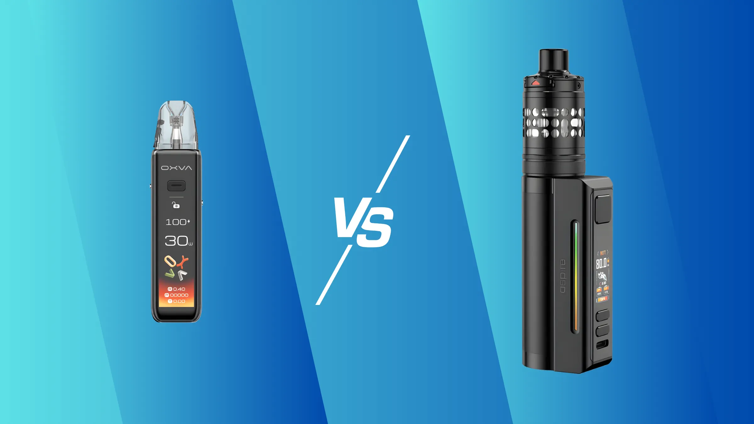 Pod-System oder Kit / Akkuträger? Unterschiede bei der E-Zigarette erklärt