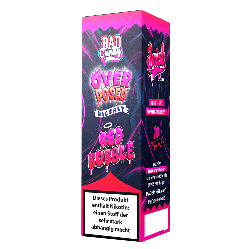 Liquid Red Bubble - Bad Candy Nikotinsalz 10mg