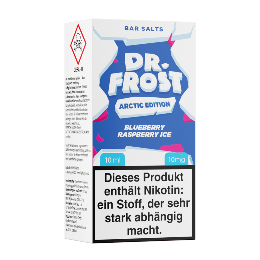 Liquid Blue Raspberry Ice - Dr. Frost Nikotinsalz 10mg