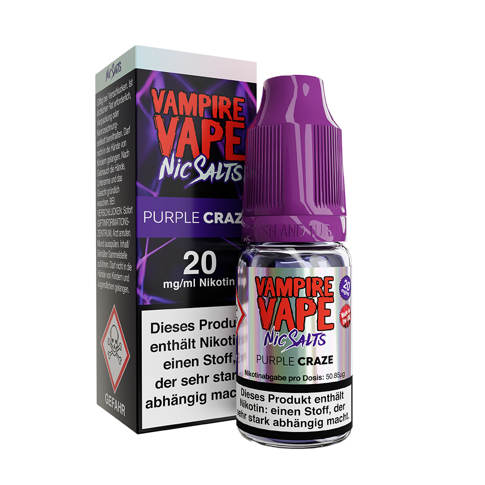 Liquid Purple Craze Ice - Vampire Vape Nikotinsalz