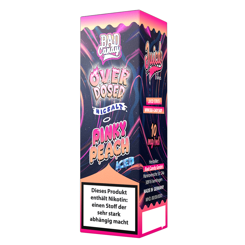 Liquid Pinky Peach Iced - Bad Candy Nikotinsalz 20mg