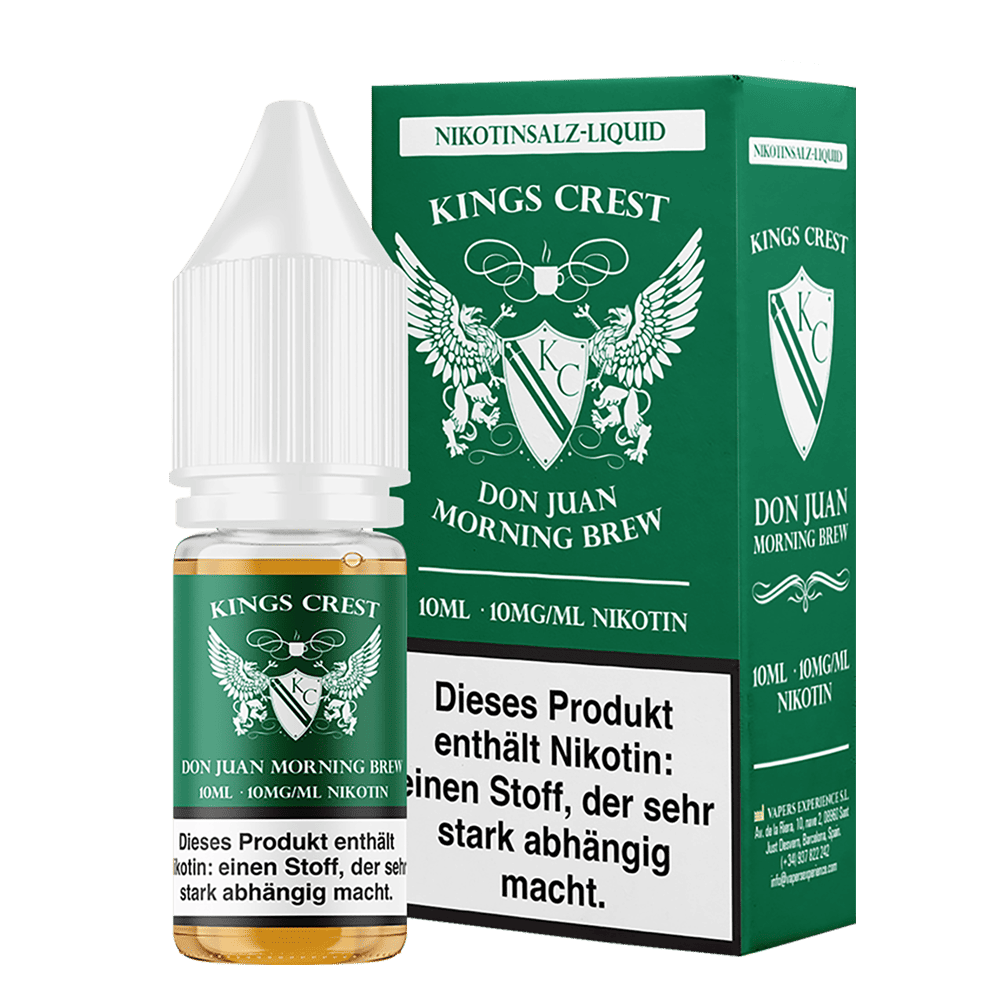 Kings Crest Nikotinsalz - Don Juan Morning Brew - 10mg