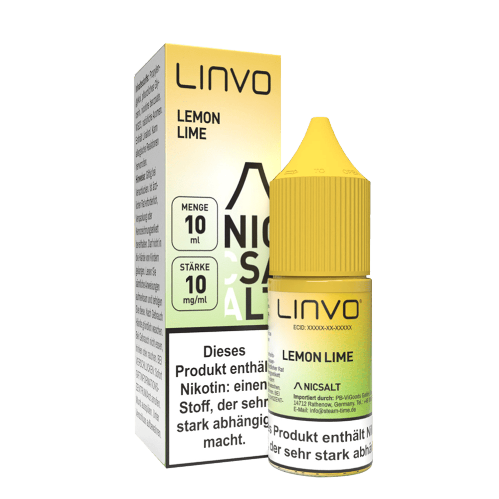 Linvo Nikotinsalz - Lemon Lime - Liquid 10mg 10ml