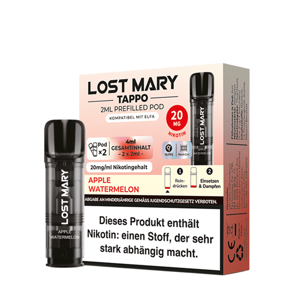 Lost Mary Tappo Apple Watermelon 20mg Nikotinsalz