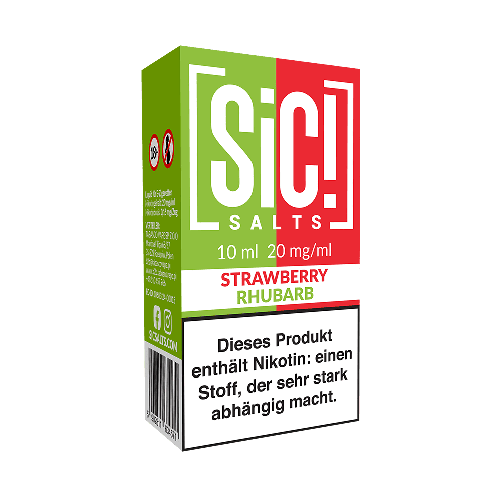 Liquid Strawberry Rhubarb - SIC Nikotinsalz 20mg