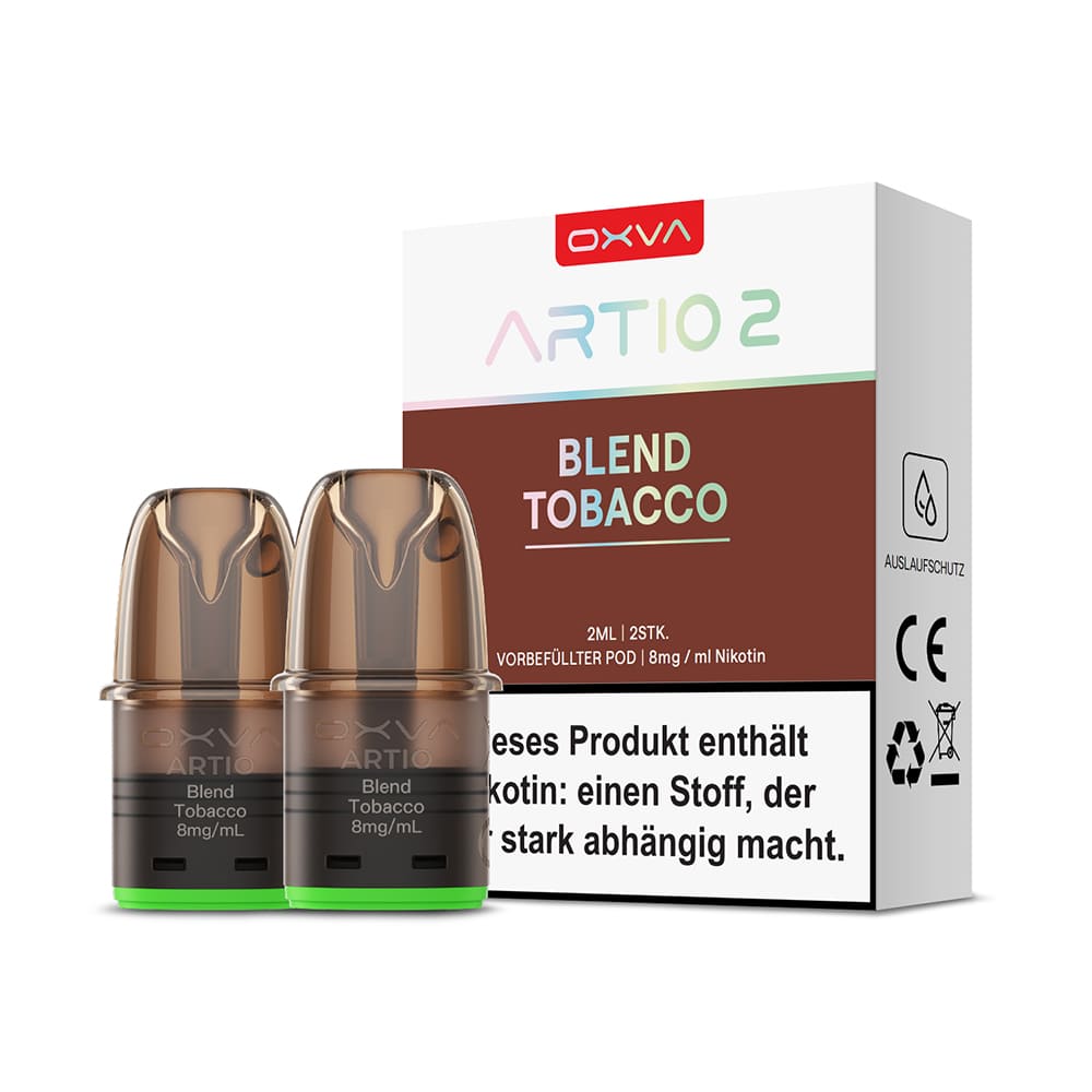Oxva Artio 2 Einweg Pod Blend Tobacco 8mg Nikotinsalz 2ml