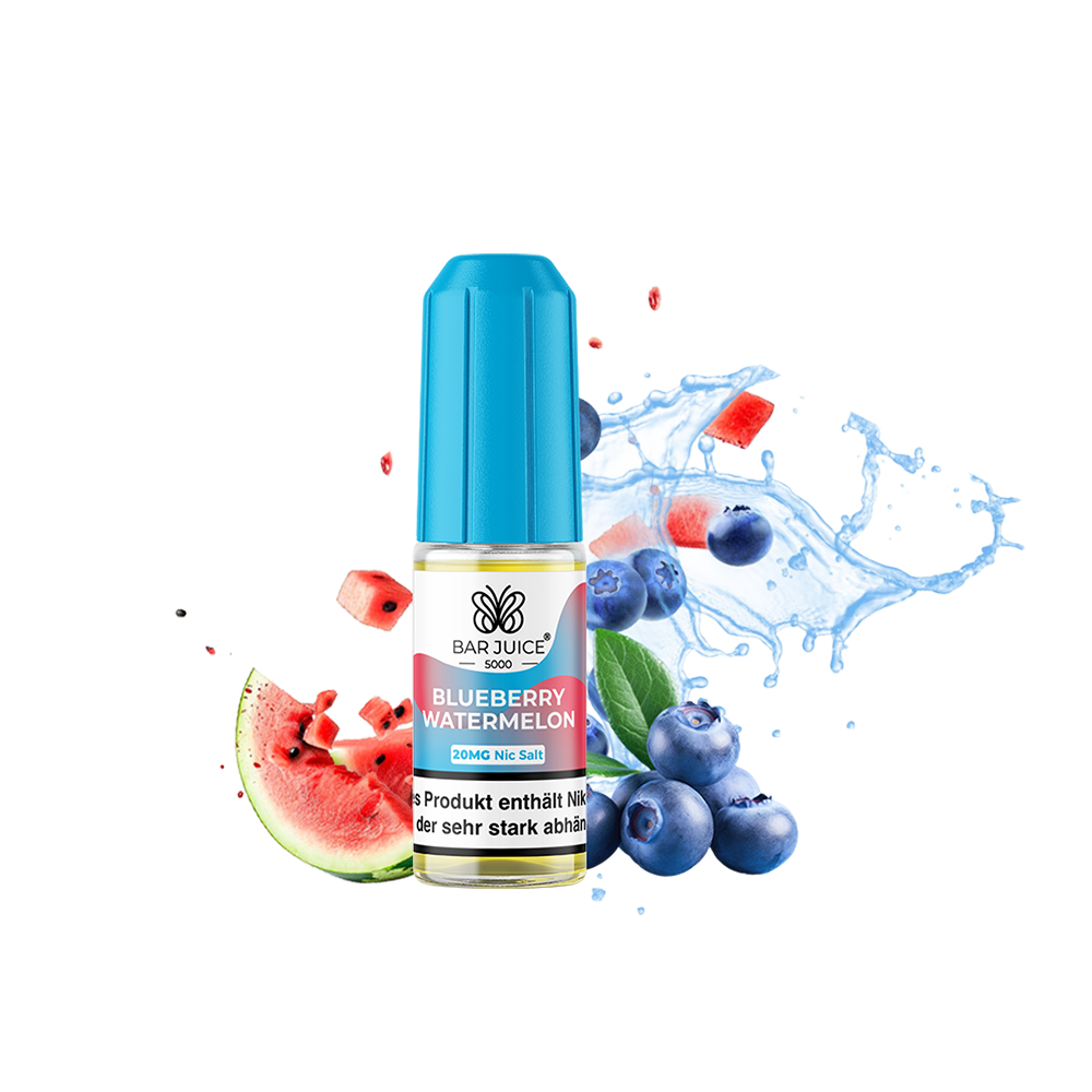 Bar Juice 5000 Nikotinsalz - Blueberry Watermelon - Liquid 20mg 10ml  C