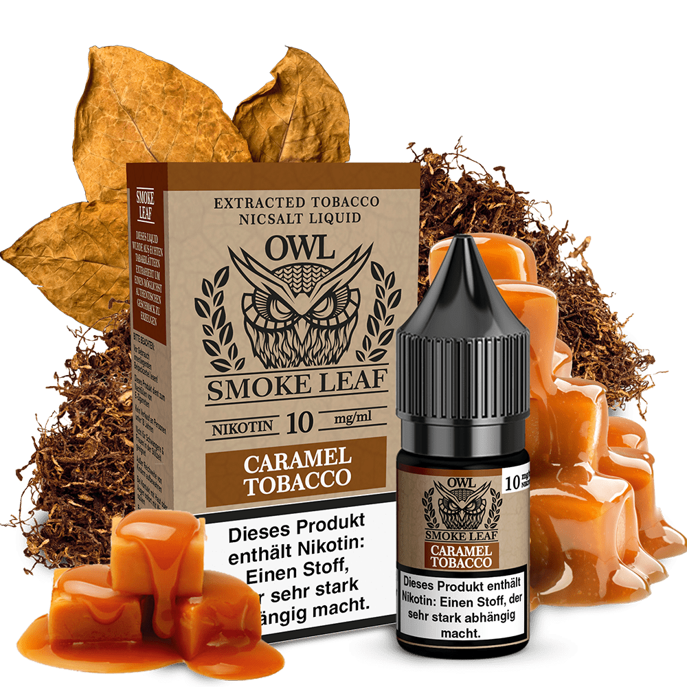 Liquid Caramel Tobacco - OWL Smoke Leaf Nikotinsalz 10mg