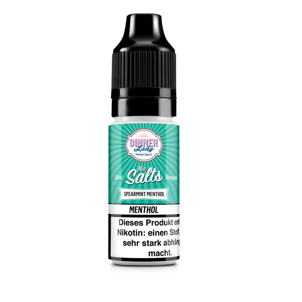 Liquid Spearmint Menthol - Dinner Lady Nikotinsalz 10mg