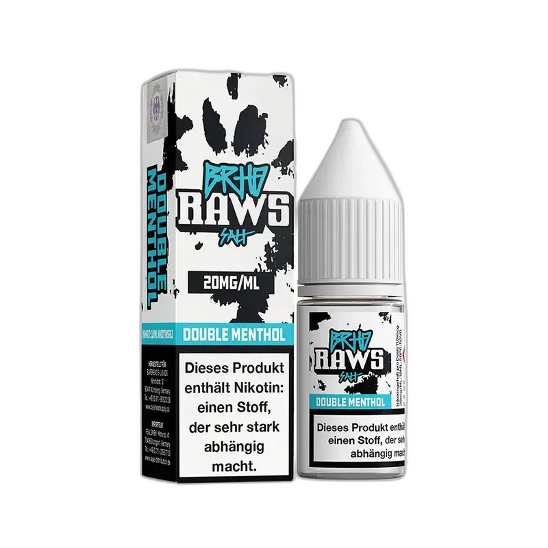 Liquid Double Menthol - Barehead RAWS Hybrid Nikotinsalz 20mg