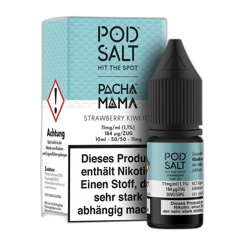 Liquid Strawberry Kiwi Ice - Pod Salt Fusion Nikotinsalz 11mg