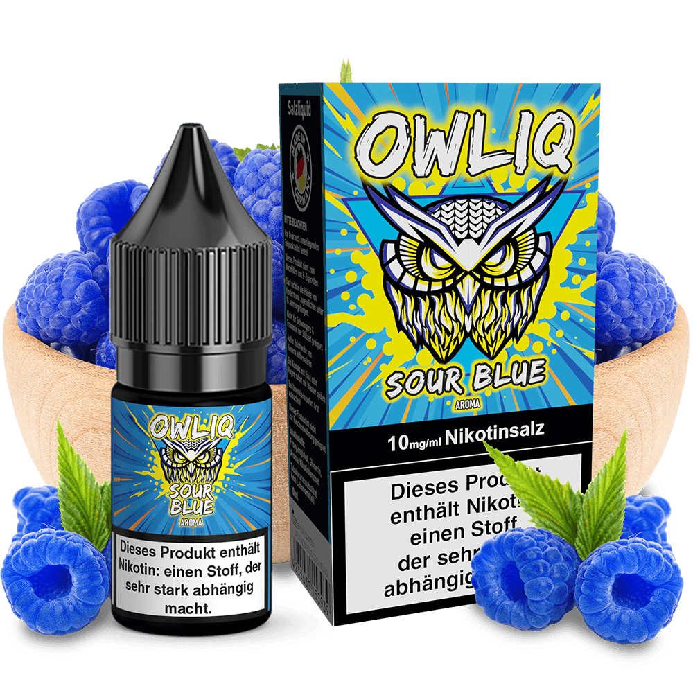 OWLIQ Nikotinsalz Sour Blue 10ml 10mg
