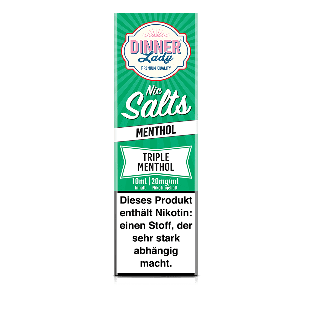 Liquid Triple Menthol - Dinner Lady Nikotinsalz