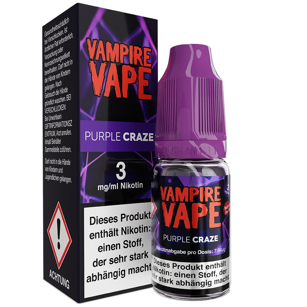 Liquid Purple Craze - Vampire Vape 3mg